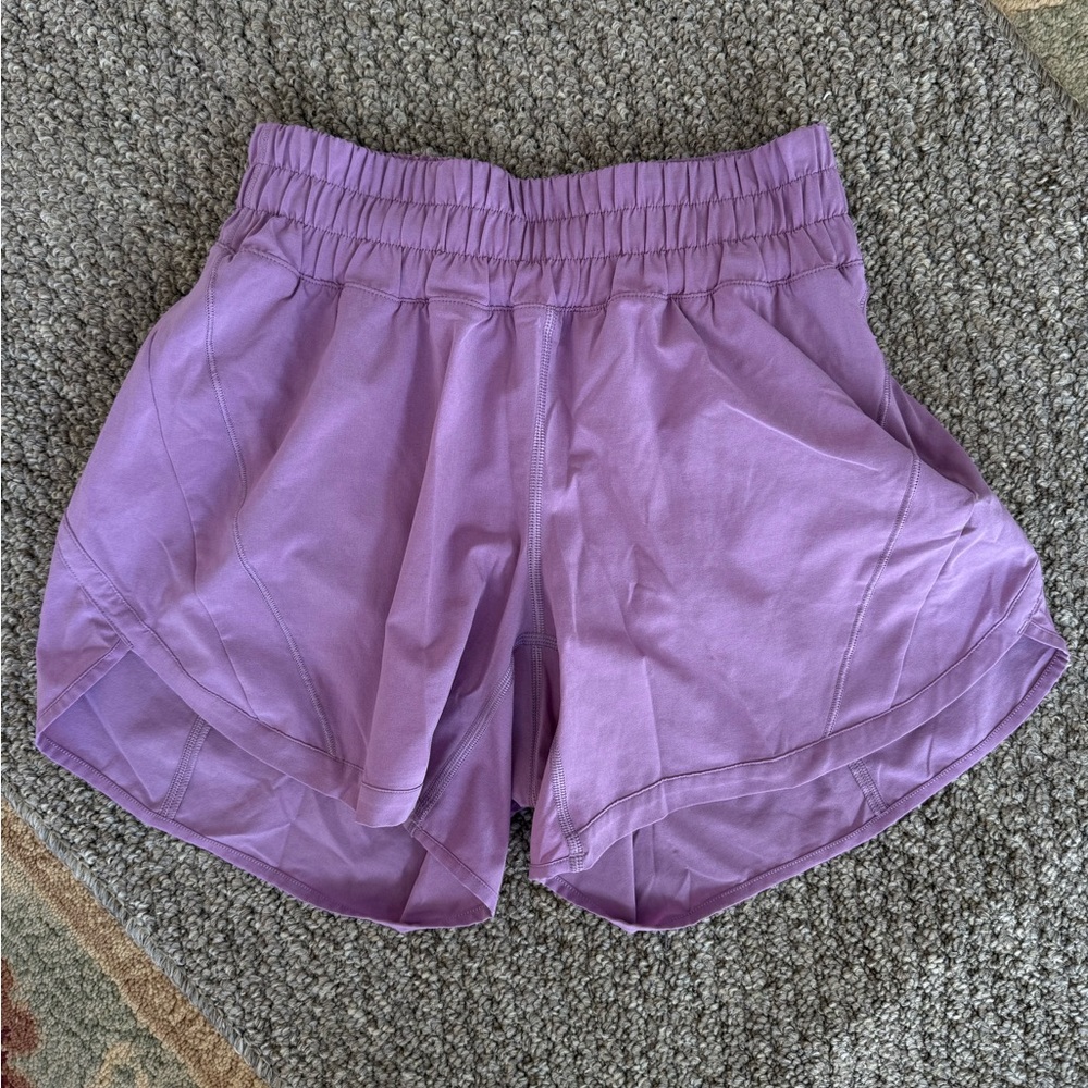 Lululemon Track That Shorts Size 4 Wisteria Purple